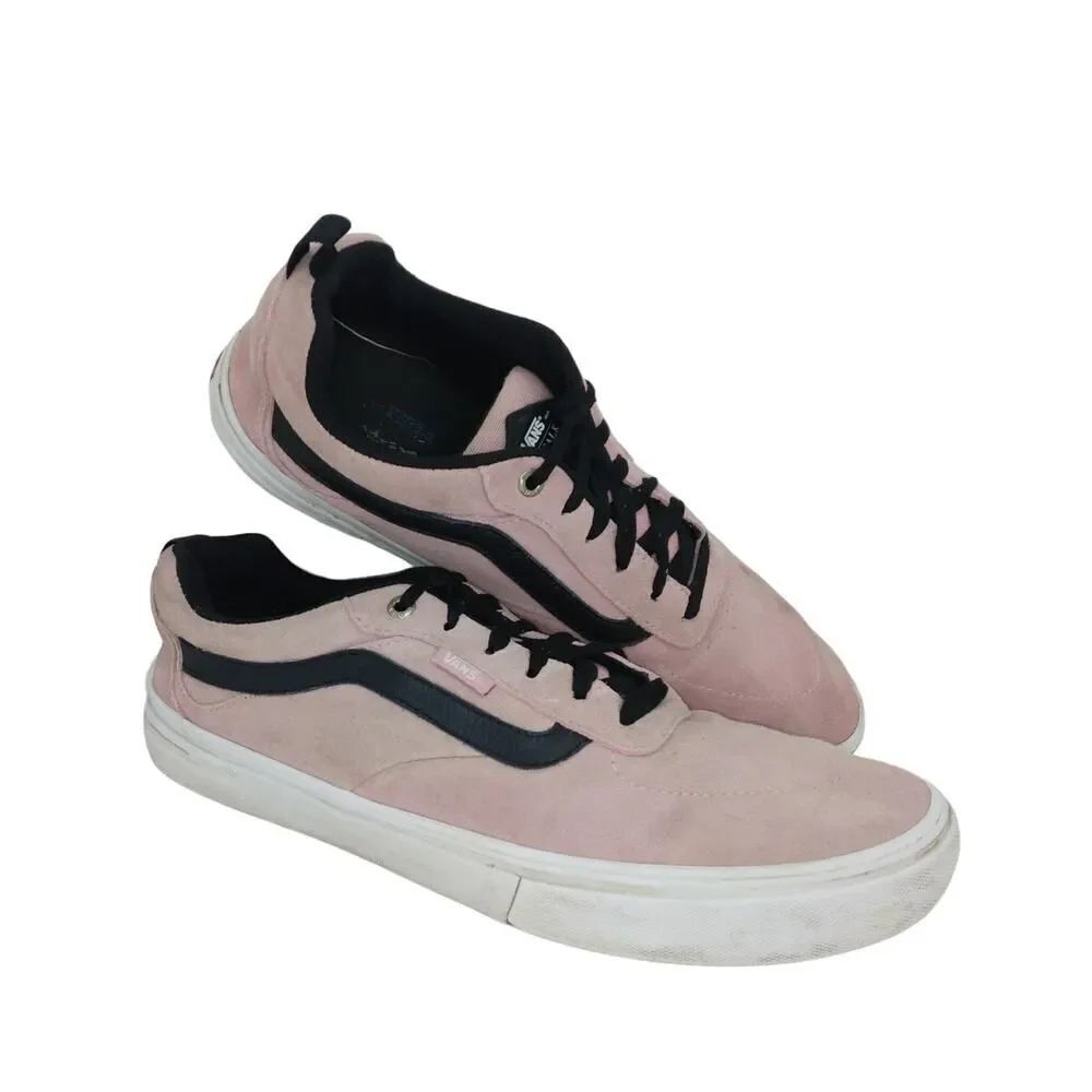 VANS KYLE WALKER Pro Mens Salmon Leather & Suede Sneakers - Size: 10